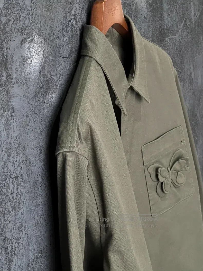 Valentino Valentino Olive green cotton jacket Size US M / EU 48-50 / 2 - 6 Thumbnail
