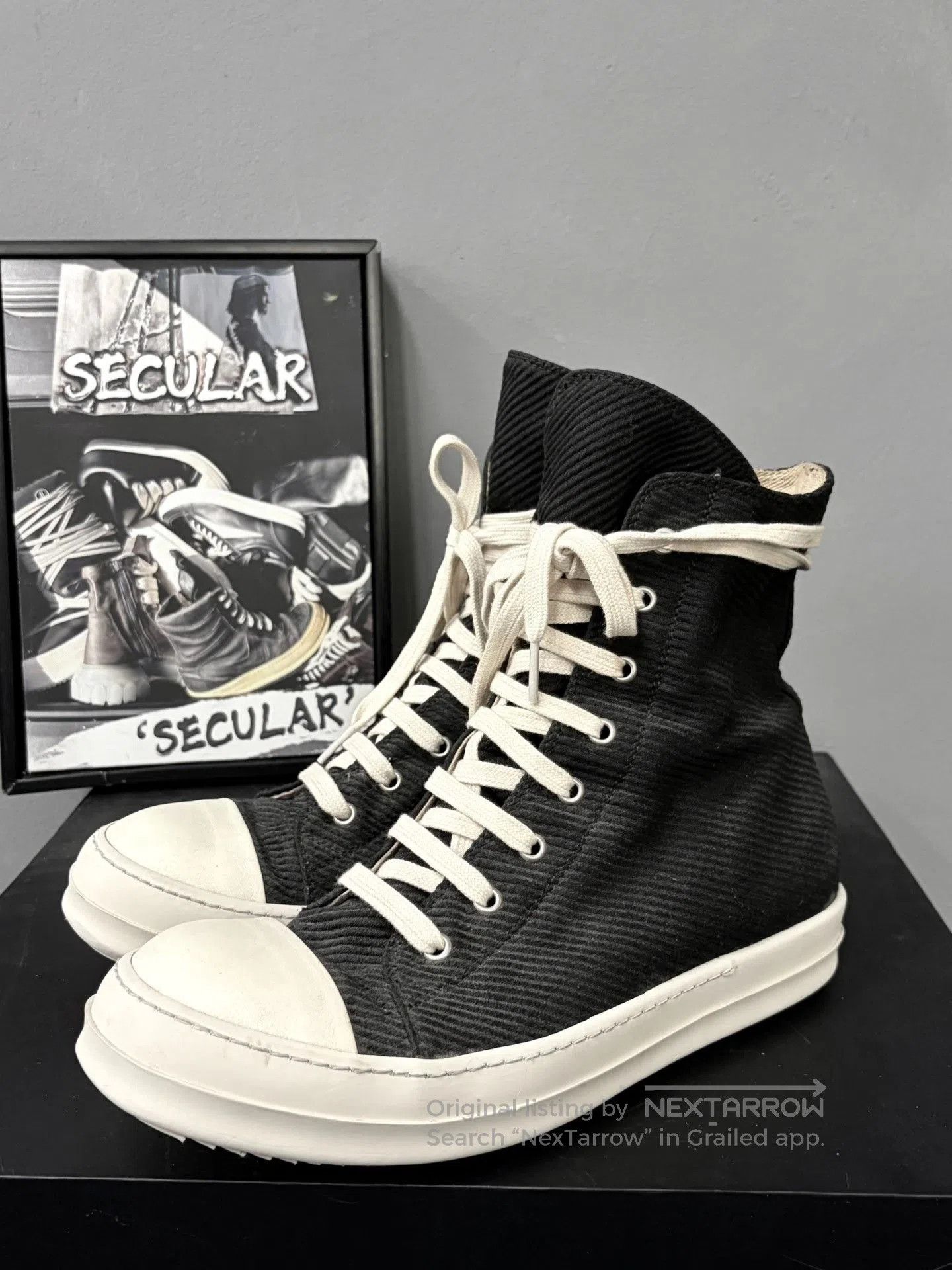 Rick Owens Drkshdw Rick Owens Drkshdw Canvas High. Size US 8.5 / EU 41-42 - 1 Thumbnail