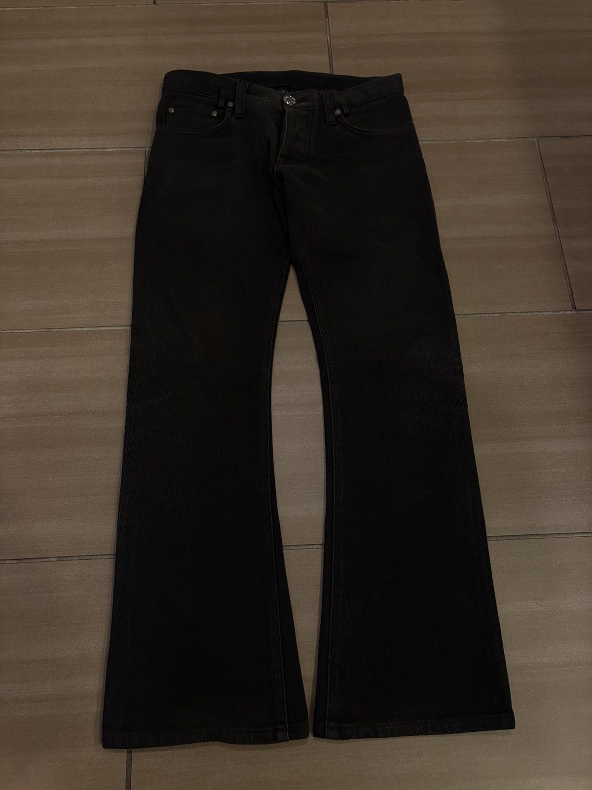 Chrome Hearts Chrome Hearts Selvedge Bootcut Crossball Denim Size US 30 / EU 46 - 2 Thumbnail