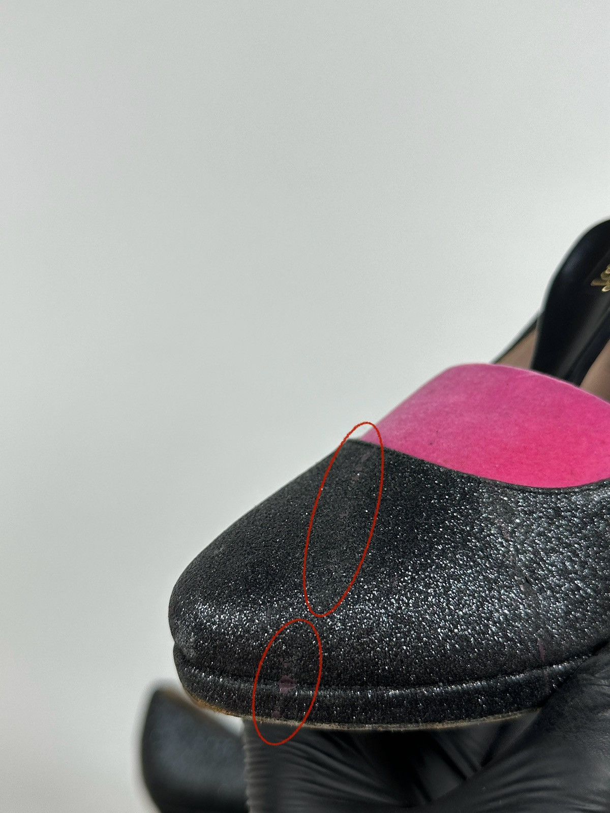 Miu Miu Miu Miu Glitter Heel Size US 6.5 / IT 36.5 - 24 Thumbnail