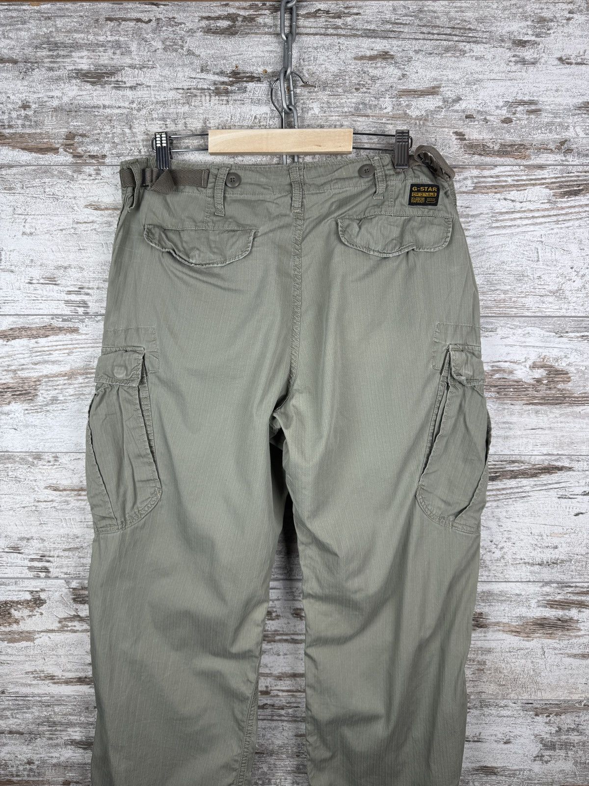 G-Star Mens Vintage G Star Raw cargo pants Y2K avant garde jeans Size US 34 / EU 50 - 10 Thumbnail