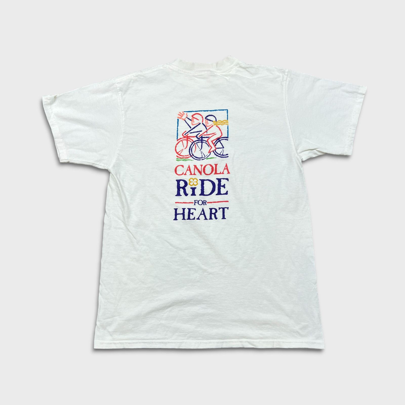 Nike × Vintage VTG 90s Nike T Shirt Medium Heart & Stroke Foundation Tee Size US M / EU 48-50 / 2 - 4 Thumbnail