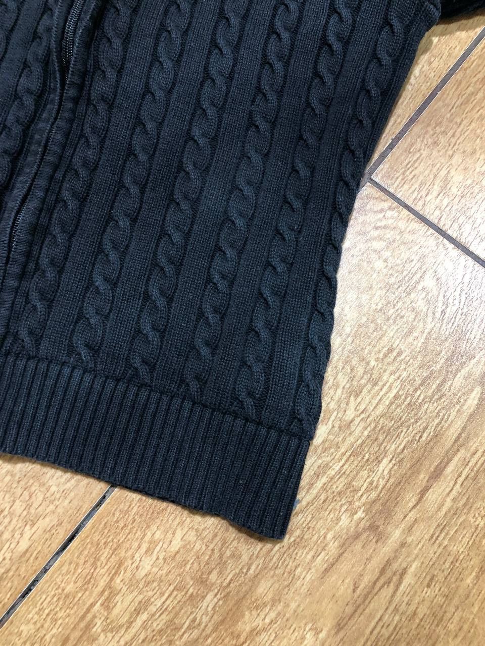 Polo Ralph Lauren Lauren Ralph Lauren Navy Cable Cardigan Sweater Size L / US 10 / IT 46 - 14 Thumbnail