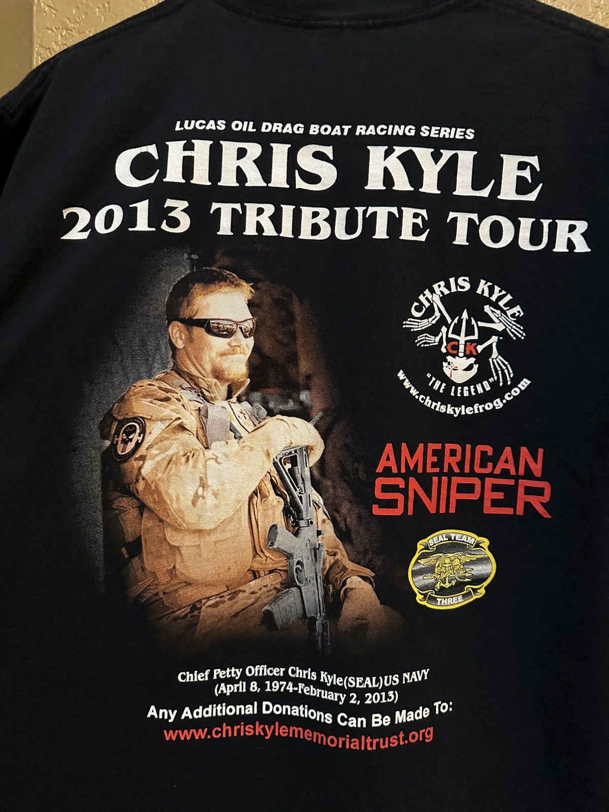 Vintage American Sniper Chris Kyle Tribute tee Size US M / EU 48-50 / 2 - 3 Thumbnail