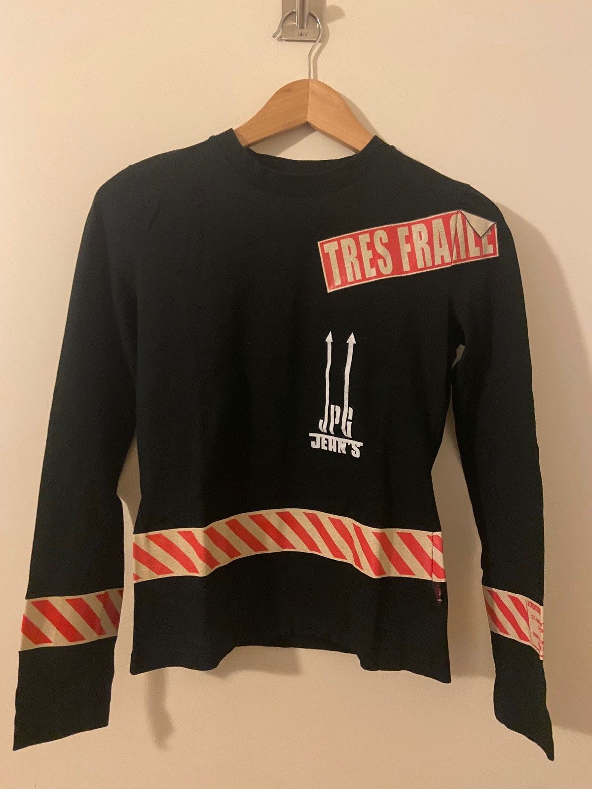 Jean Paul Gaultier JPG Jeans Long Sleeve Black Shirt Size XS / US 0-2 / IT 36-38 - 1 Thumbnail