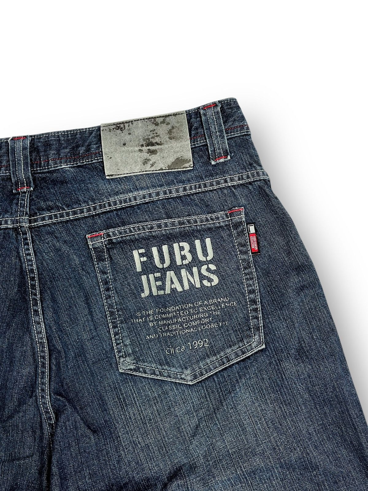 Fubu Fubu Collection Circa 1992 Vintage Denim Pants Size US 36 / EU 52 - 4 Thumbnail