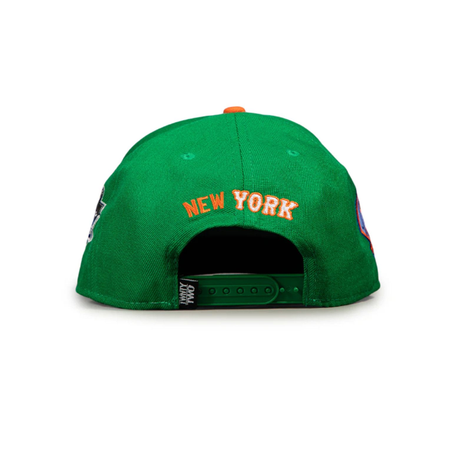 TWNTY-TWO Wu-Tang New York Mets Green & Orange Twnty Two SnapBack Hat Size ONE SIZE - 4 Thumbnail