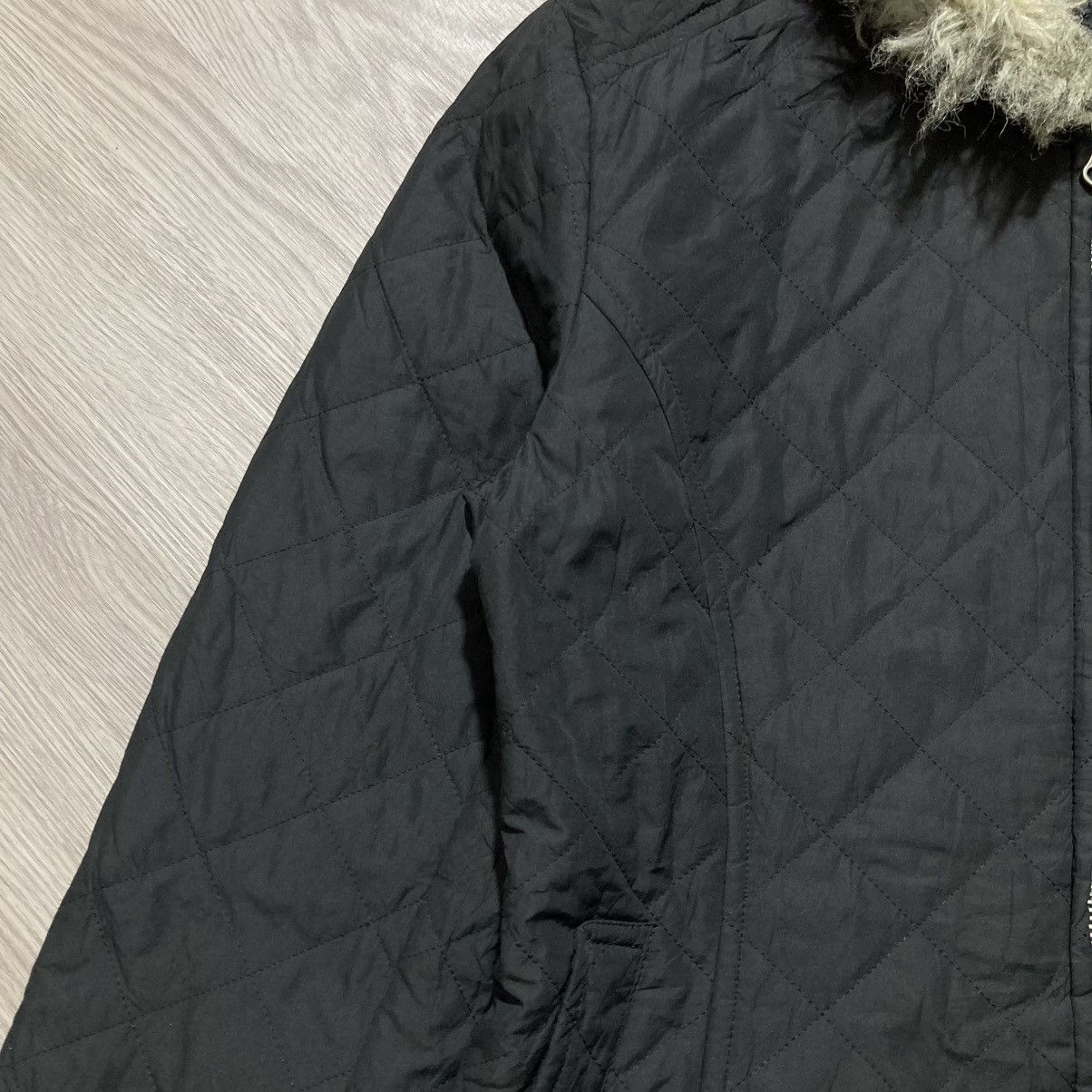 If Six Was Nine 2000s Uniqlo Winter Quilted Fur Trim Jacket Punk Style Size L / US 10 / IT 46 - 8 Thumbnail