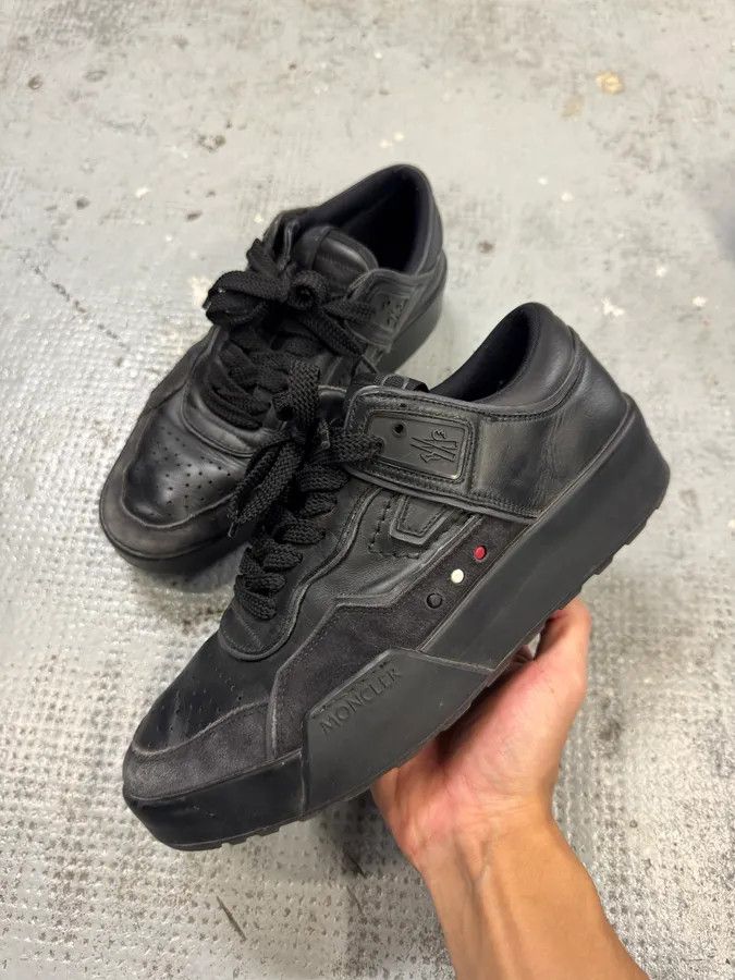 Moncler 2000s Moncler Black Trainers Low Sneakers Size US 7.5 / EU 40-41 - 1 Thumbnail