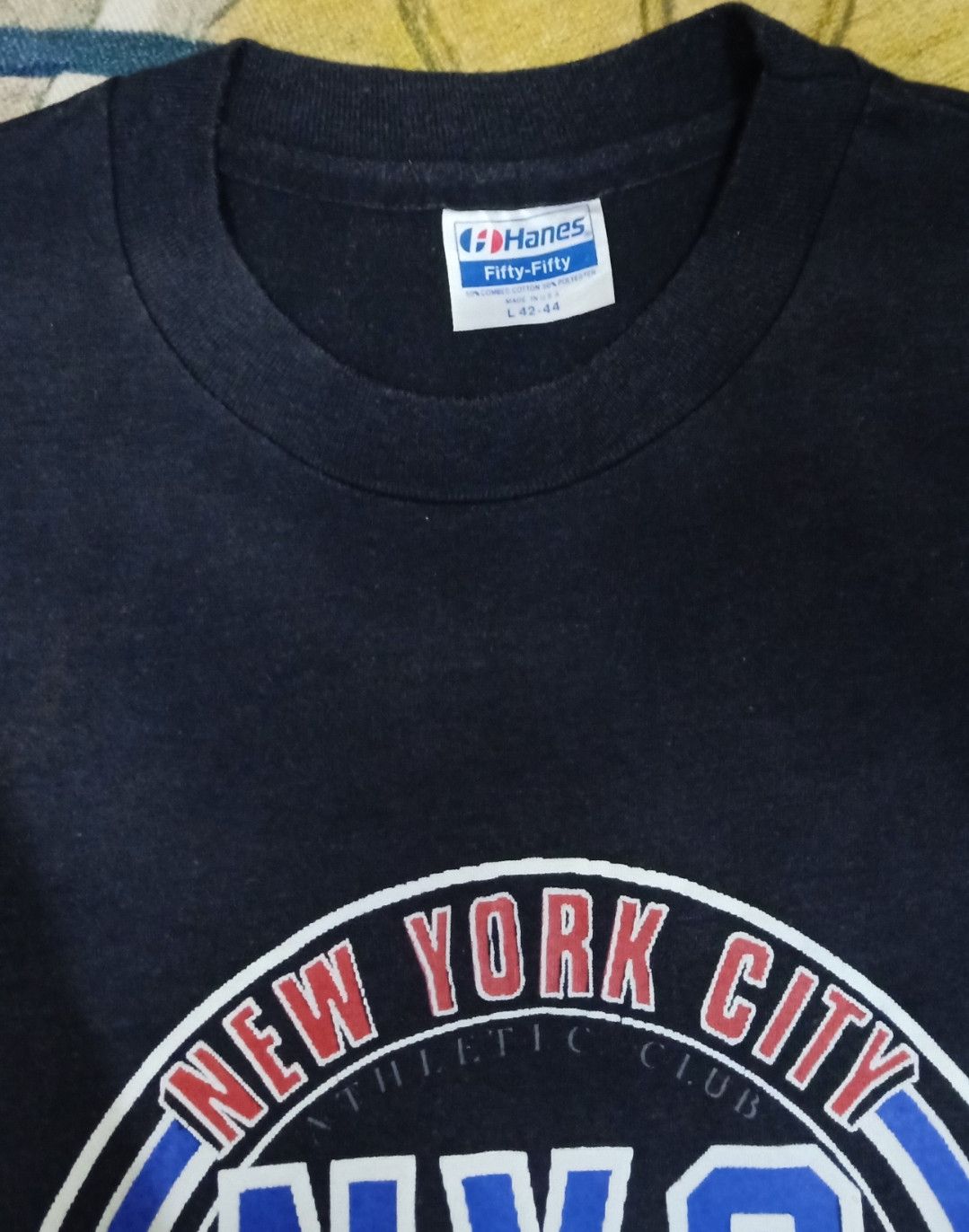Hanes × Vintage Vintage 80s New York City Athletic Club T-shirt Size US M / EU 48-50 / 2 - 11 Thumbnail