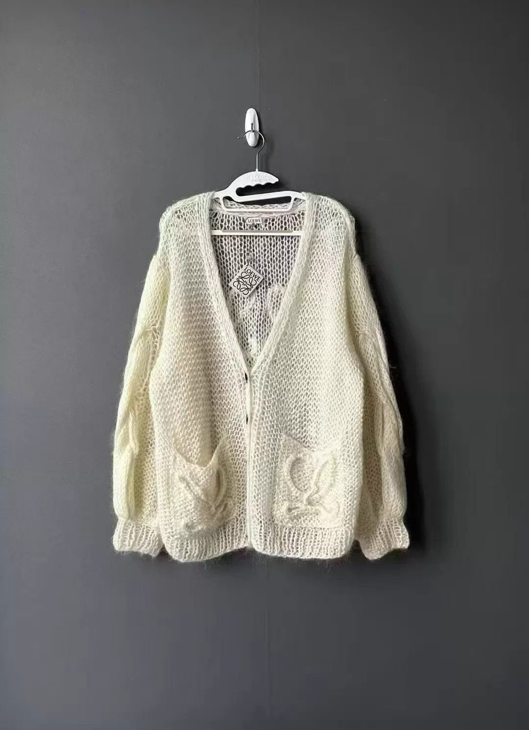 Loewe LOEWE Mohair Cardigan S New Worn Once Size S / US 4 / IT 40 - 1 Thumbnail