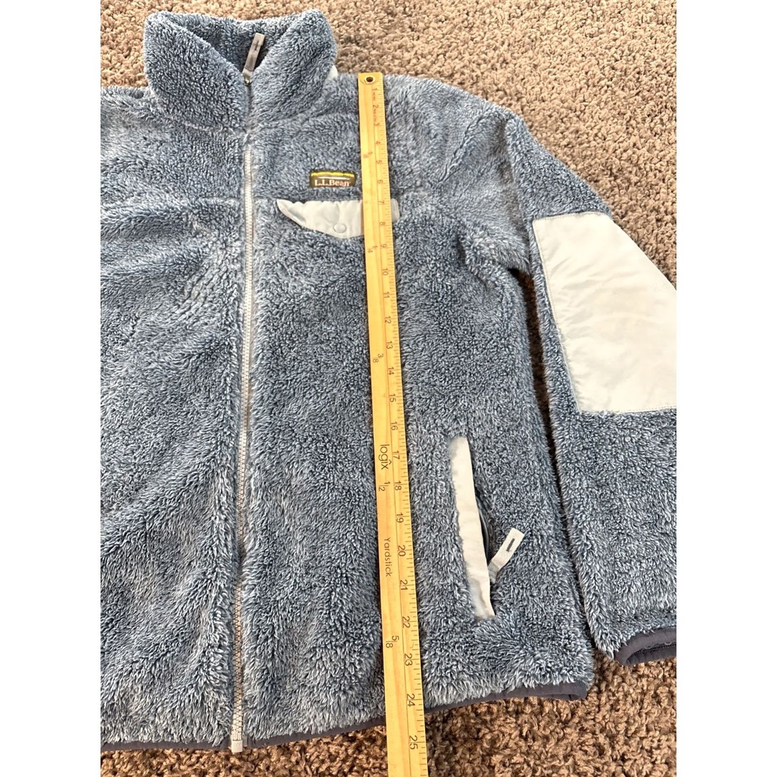 Vintage VINTAGE LL Bean Fleece Jacket Womens S Blue Snap Full Zip 90s Outdoor Sherpa Deep Pile Wooly? Size S / US 4 / IT 40 - 2 Thumbnail
