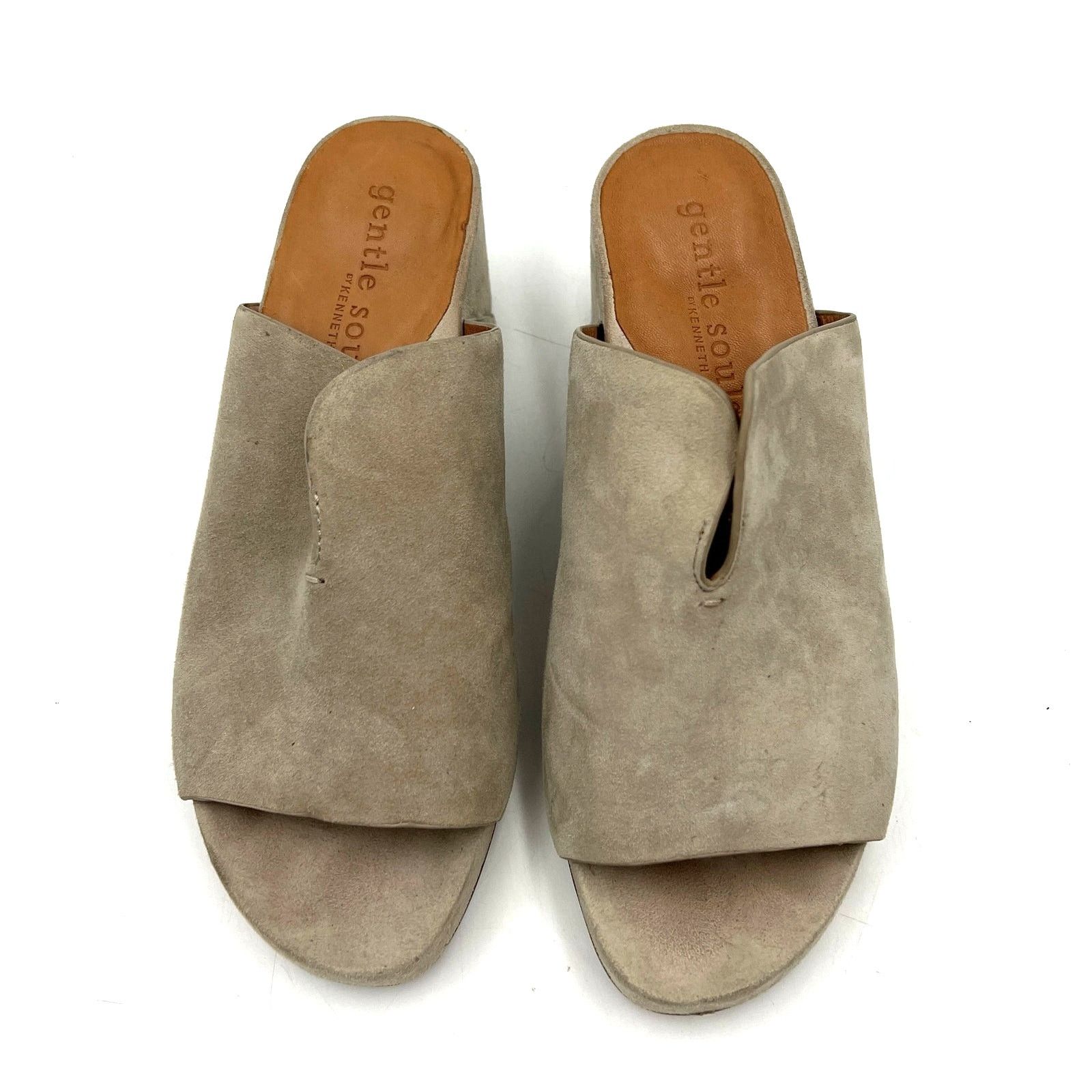 Gentle Souls Gentle Souls by Kenneth Cole Gisele 65 Suede Mules Size US 9 / IT 39 - 2 Thumbnail