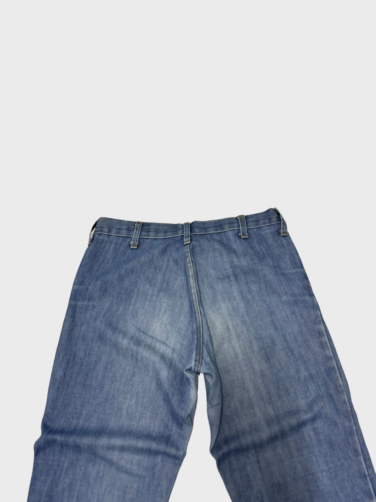 Hysteric Glamour × If Six Was Nine × Le Grande Bleu (L.G.B.) Vintage Rick Owens Junya Watanabe Style Ultra Flared Jeans Size US 27 - 9 Thumbnail