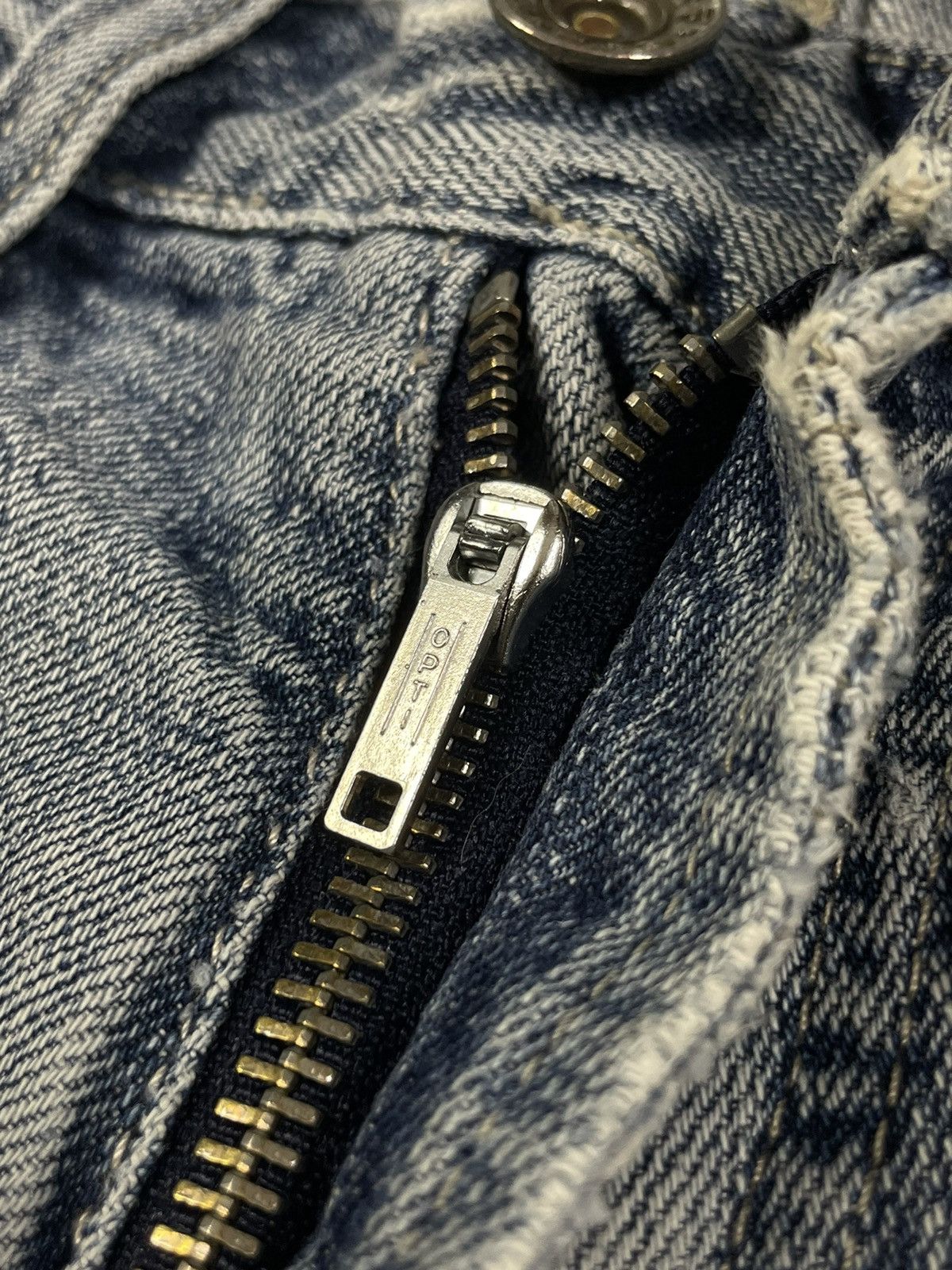 If Six Was Nine × Japanese Brand × KMRii Y2K Distressed Denim Jeans Tornado Mart Hysteric Punk Style Size US 31 - 17 Thumbnail