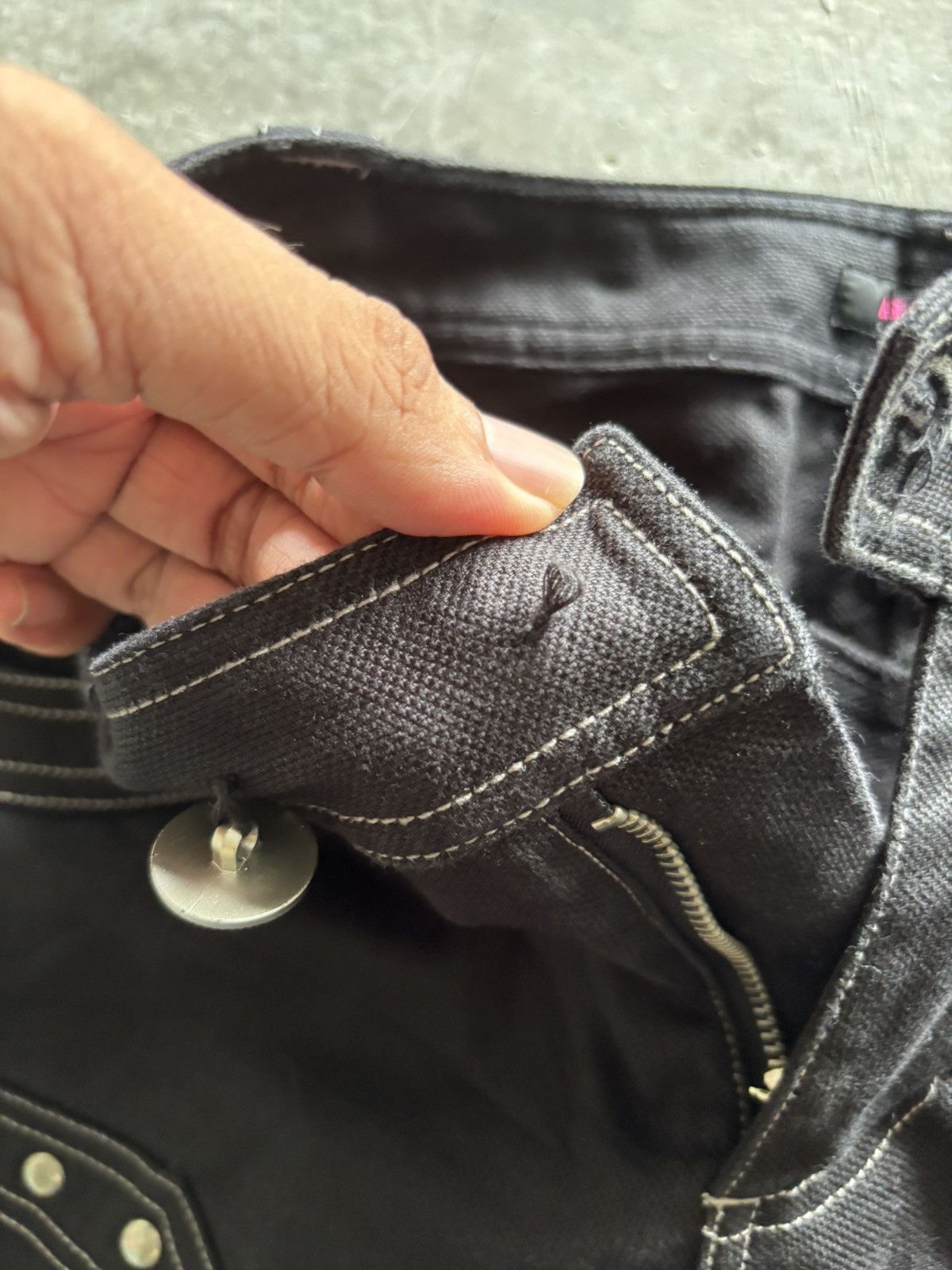 20471120 bondage algonquins seditionaries gothic style jeans Size US 27 - 5 Thumbnail