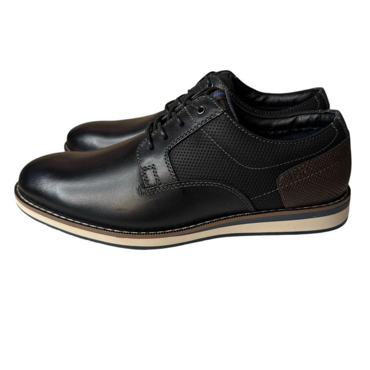 Nunn Bush Nunn Bush NEW Circuit Black Plain Toe Oxford Leather Shoes Size US 7 / EU 40 - 5 Thumbnail