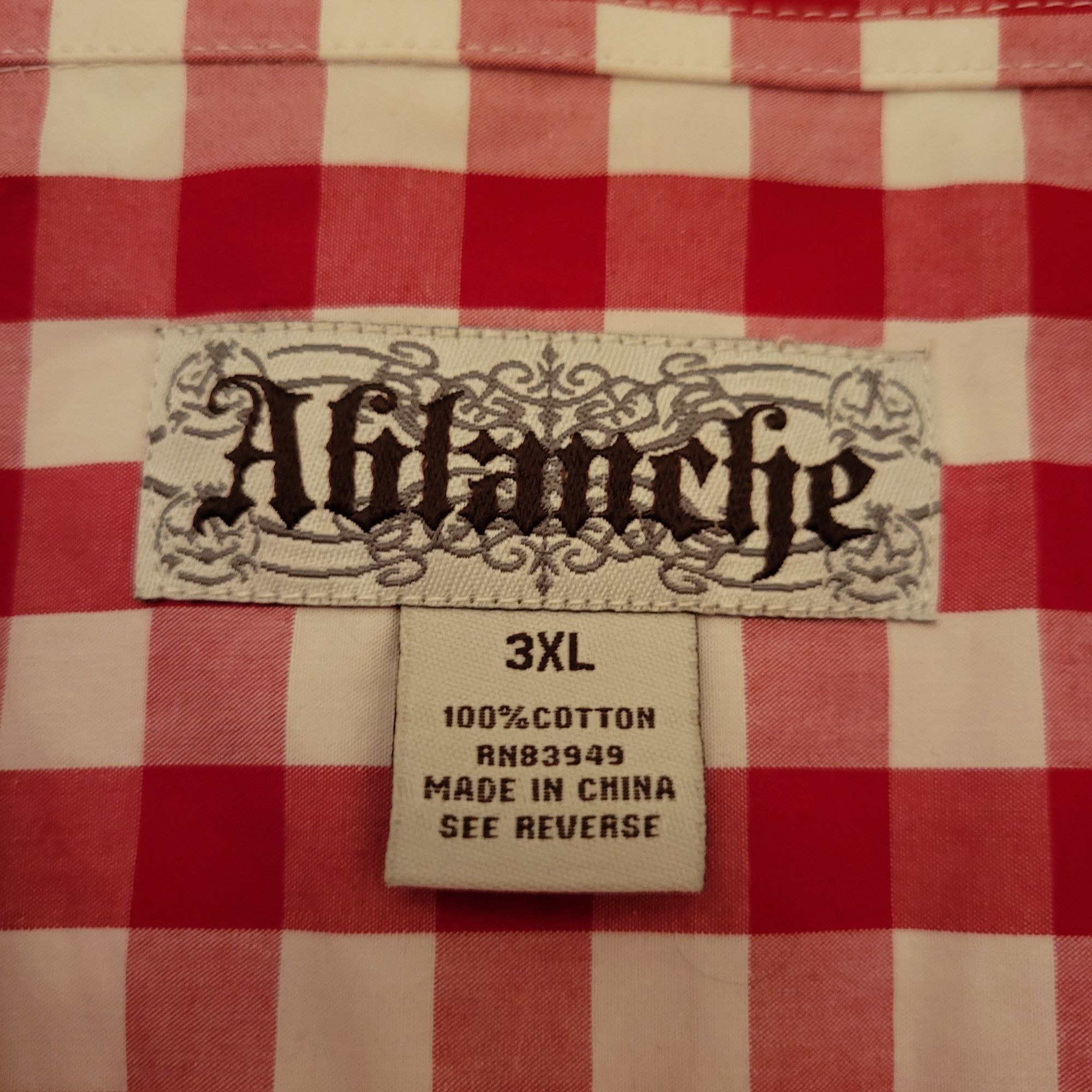 Other Y2K Ablanche Red White Gingham Check Long Sleeve Shirt 3XL C Size US XXL / EU 58 / 5 - 2 Thumbnail