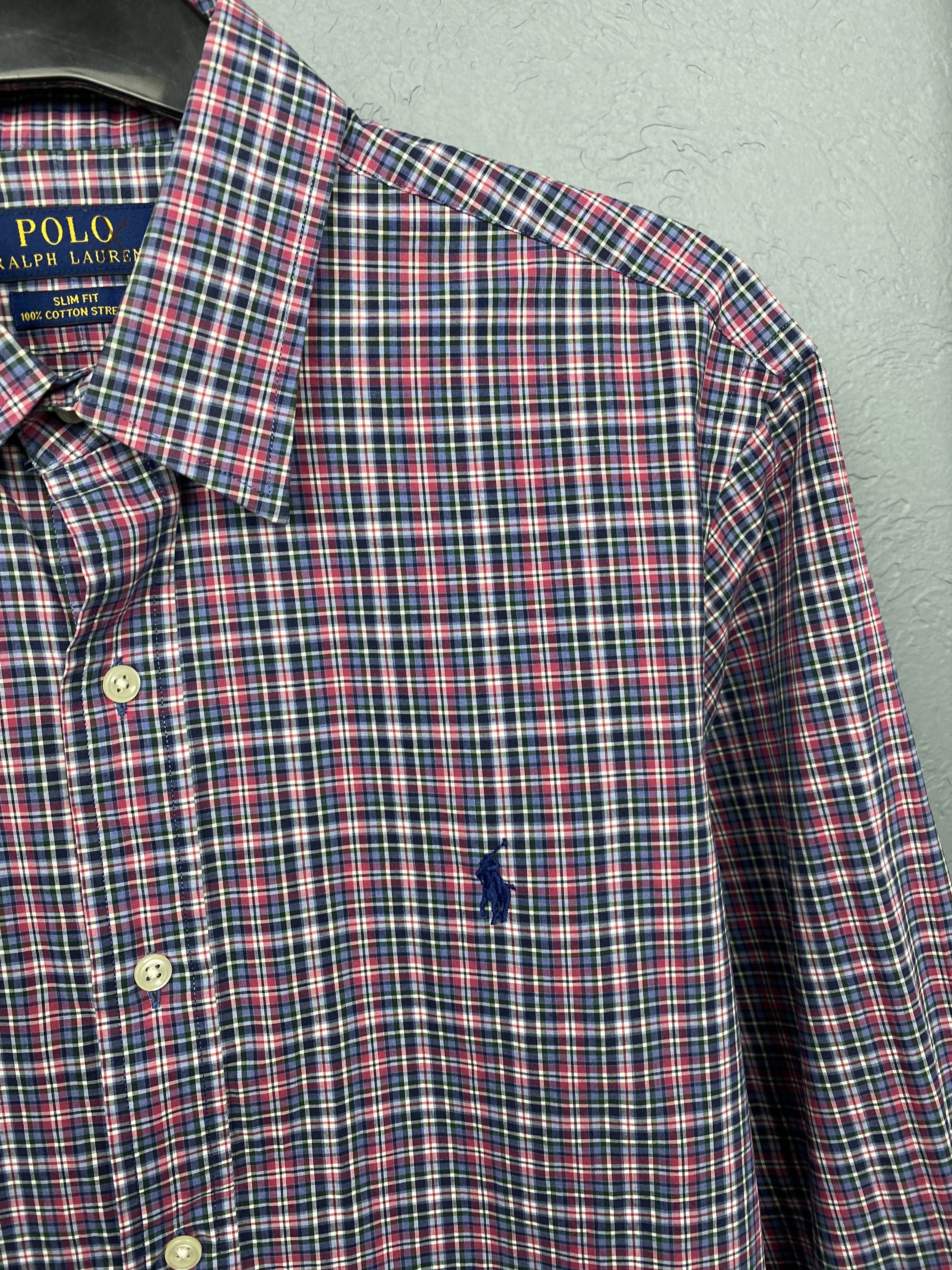 Polo Ralph Lauren Polo Ralph Lauren Vintage Mens Long Sleeve Plaid Shirt Size US M / EU 48-50 / 2 - 3 Thumbnail