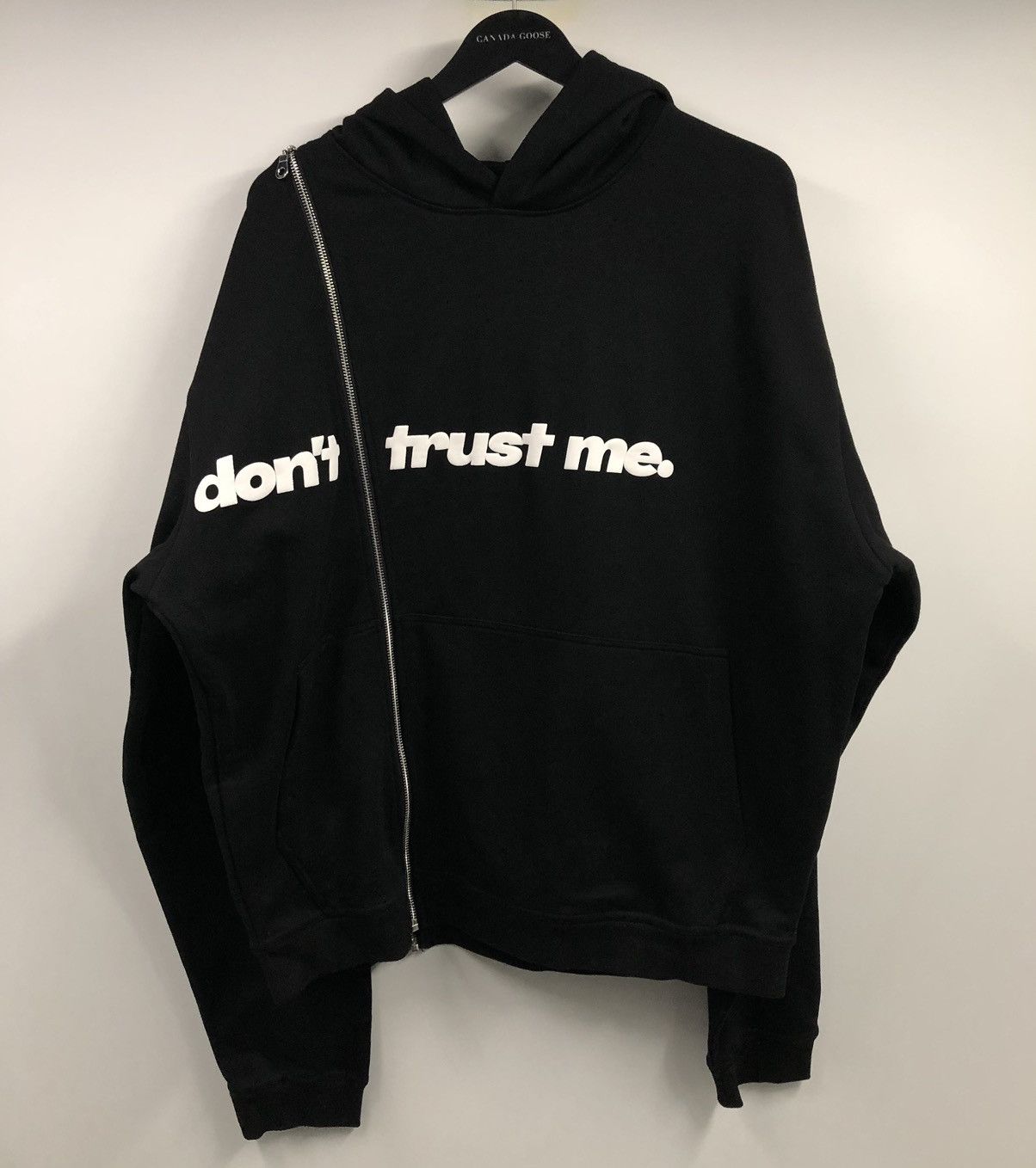 Other Meraki MRK Don’t Trust Me Off Set Zip Black Hoodie Large Size US L / EU 52-54 / 3 - 8 Thumbnail