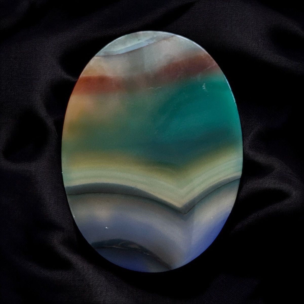 Jewelry × Vintage JAPAN ORIGIN 9.86crt PAINTED AGATE Size ONE SIZE - 1 Thumbnail