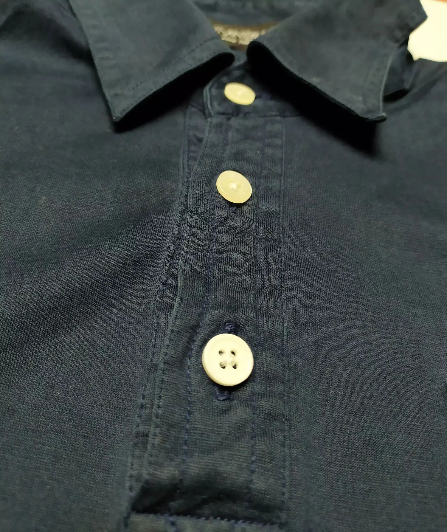 Yves Saint Laurent YSL Polo T-Shirt Dark Blue Vintage Size US XL / EU 56 / 4 - 4 Thumbnail