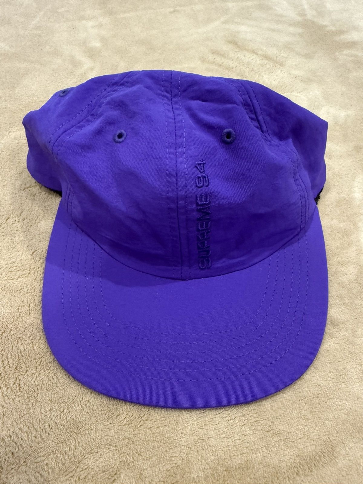 Supreme Supreme 94 Purple Nylon Hat Size ONE SIZE - 1 Thumbnail