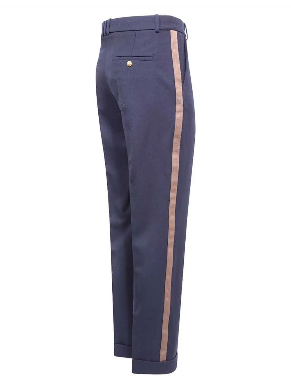 Balmain o1y0426 Casual Pant in Midnight Blue Size US 28 / EU 44 - 2 Thumbnail