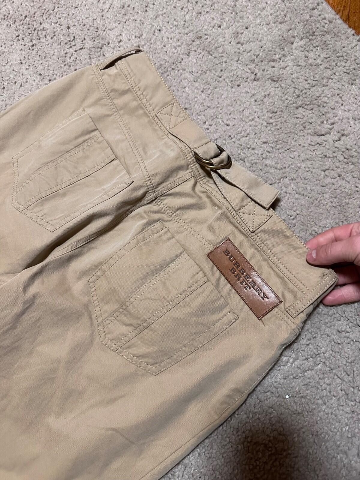 Burberry Burberry Brit Beige Cotton Pants Women’s Size IT 40 Size 40" / US 18 - 10 Thumbnail