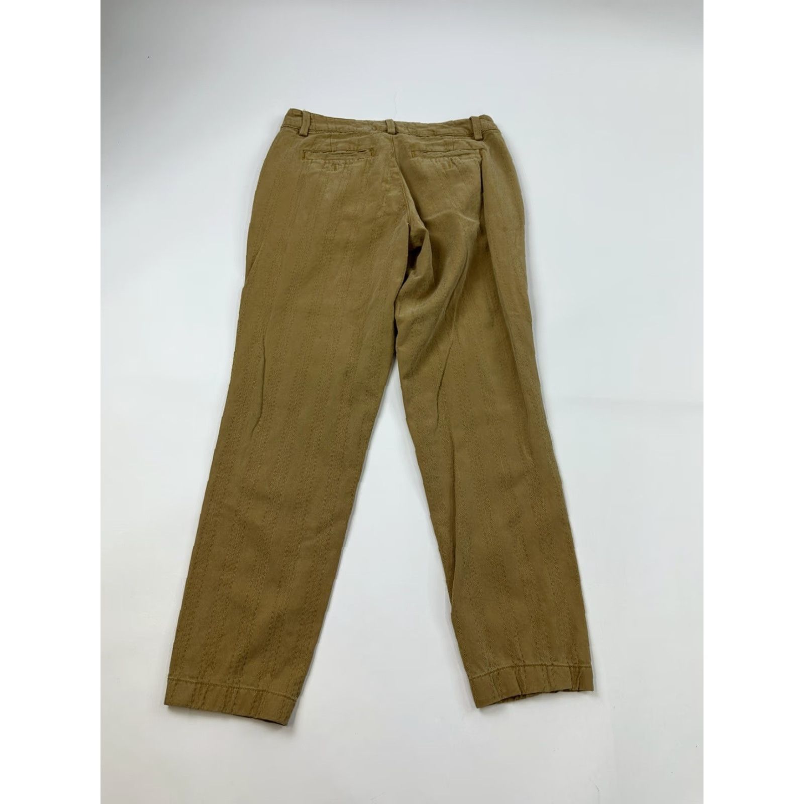 Anthropologie VINTAGE Anthropologie Pants Women’s 25 Khaki Beige Khakis Cotton Twill Straight 25 Women Size 42" / US 20 - 2 Thumbnail