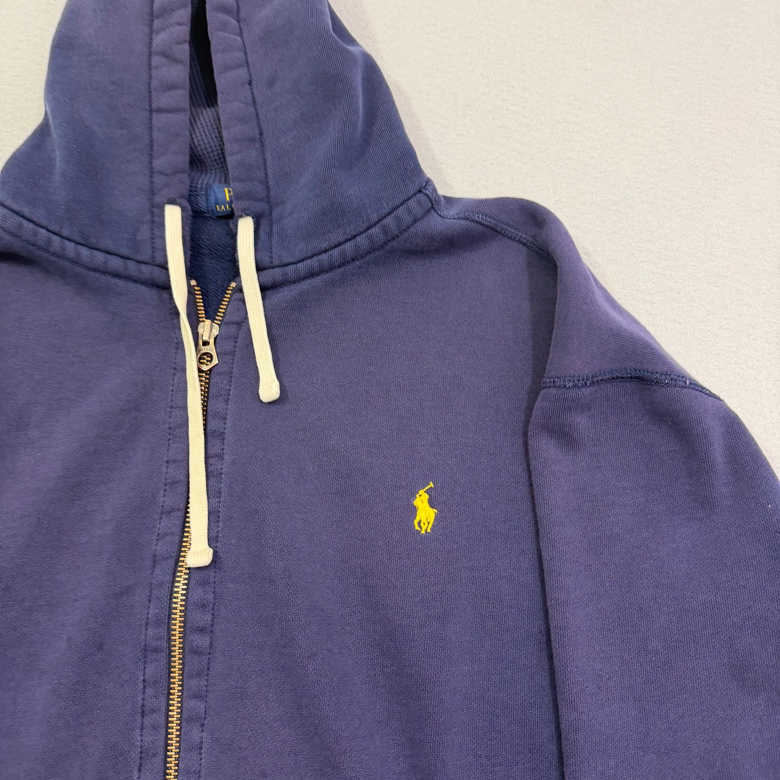 Polo Ralph Lauren Polo Ralph Lauren Full Zip Hoodie Men's 2XB Faded Distressed Size US XXL / EU 58 / 5 - 3 Thumbnail