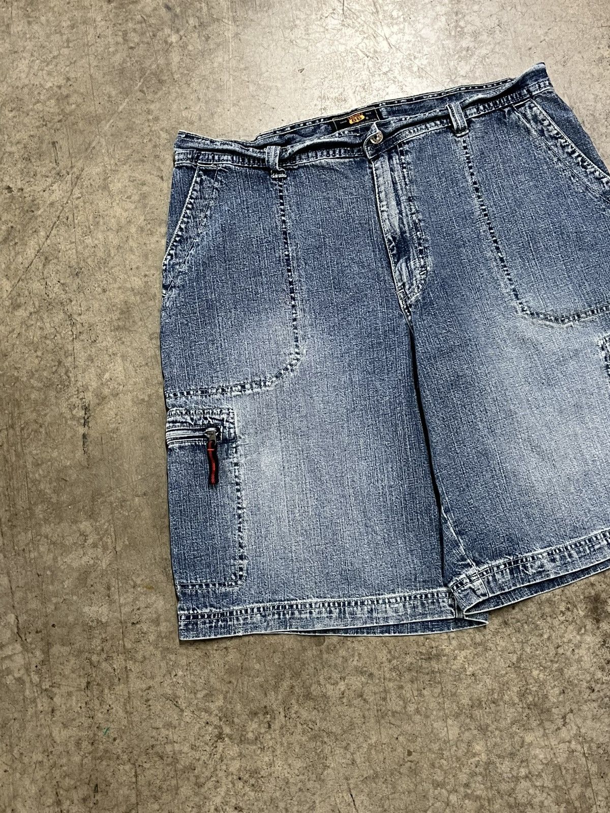 Vintage Jorts y2k baggy fit cargo utility shorts skater streetwear Size US 36 / EU 52 - 2 Thumbnail