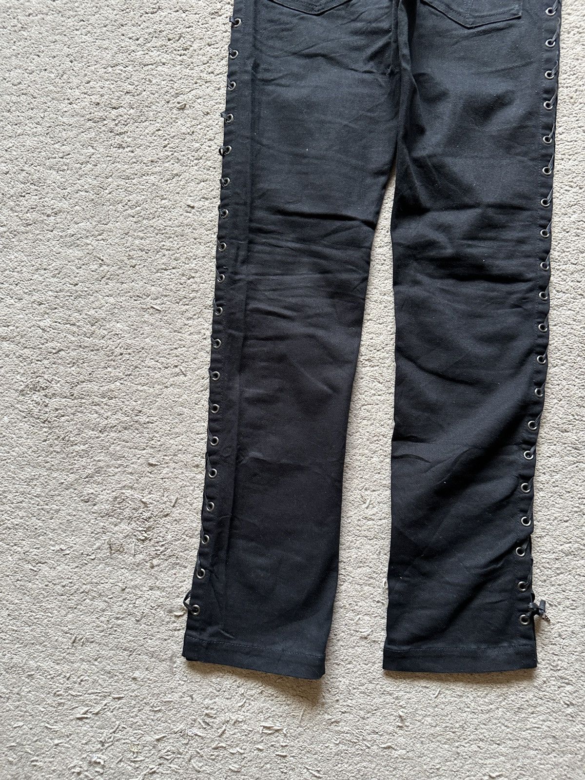 Hysteric Glamour 1990s Hysteric Glamour Side Lace Jeans corset jeans Size US 29 - 11 Thumbnail