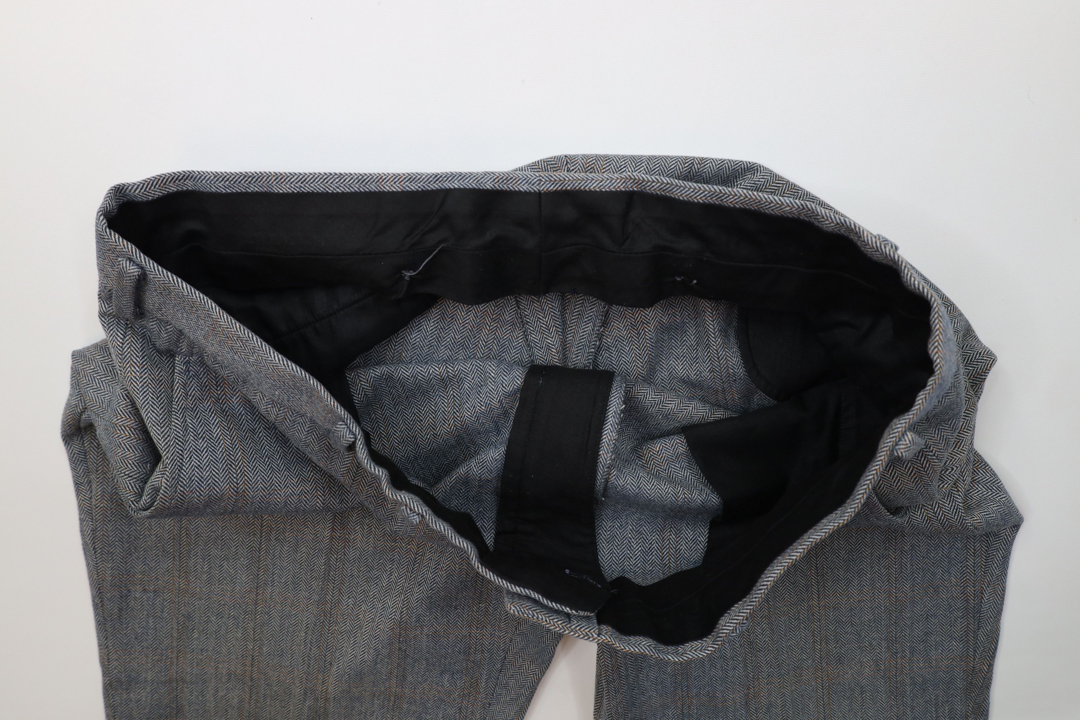 Vintage Vintage 60s 70s Streetwear Herringbone Bell Bottoms Pants Size US 38 / EU 54 - 8 Thumbnail