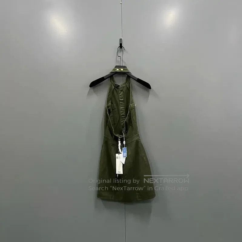 Balmain Balmain Green Cotton Summer Dress . Size XXS / US 00 / IT 34 - 2 Thumbnail