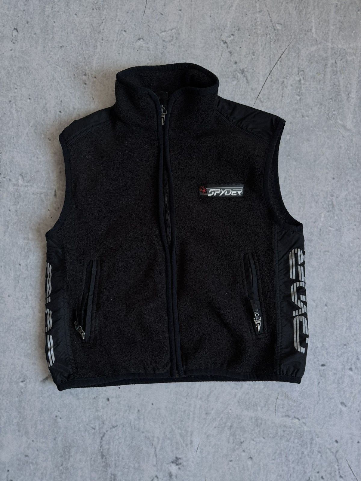 Spyder Vintage Spyder Fleece Zipper Vest Jacket black Size US XS / EU 42 / 0 - 1 Thumbnail