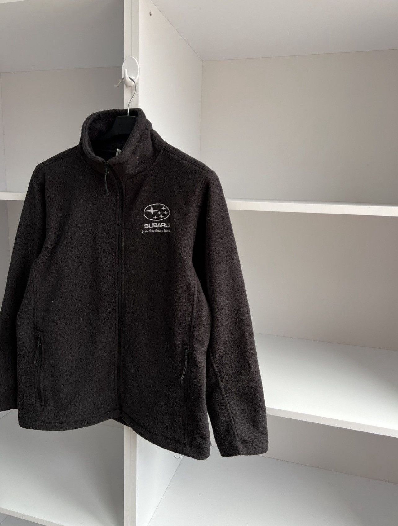 Russell Athletic Vintage Subaru Russell Black Racing Fleece Jacket Size US M / EU 48-50 / 2 - 2 Thumbnail