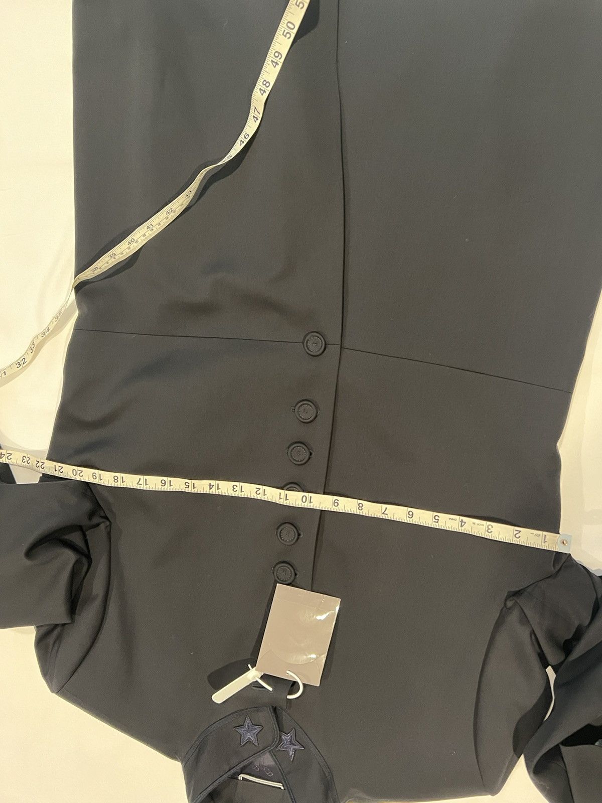 Dior Dior officer tuxedo suit 54/44. $4000 Size 42R - 6 Thumbnail
