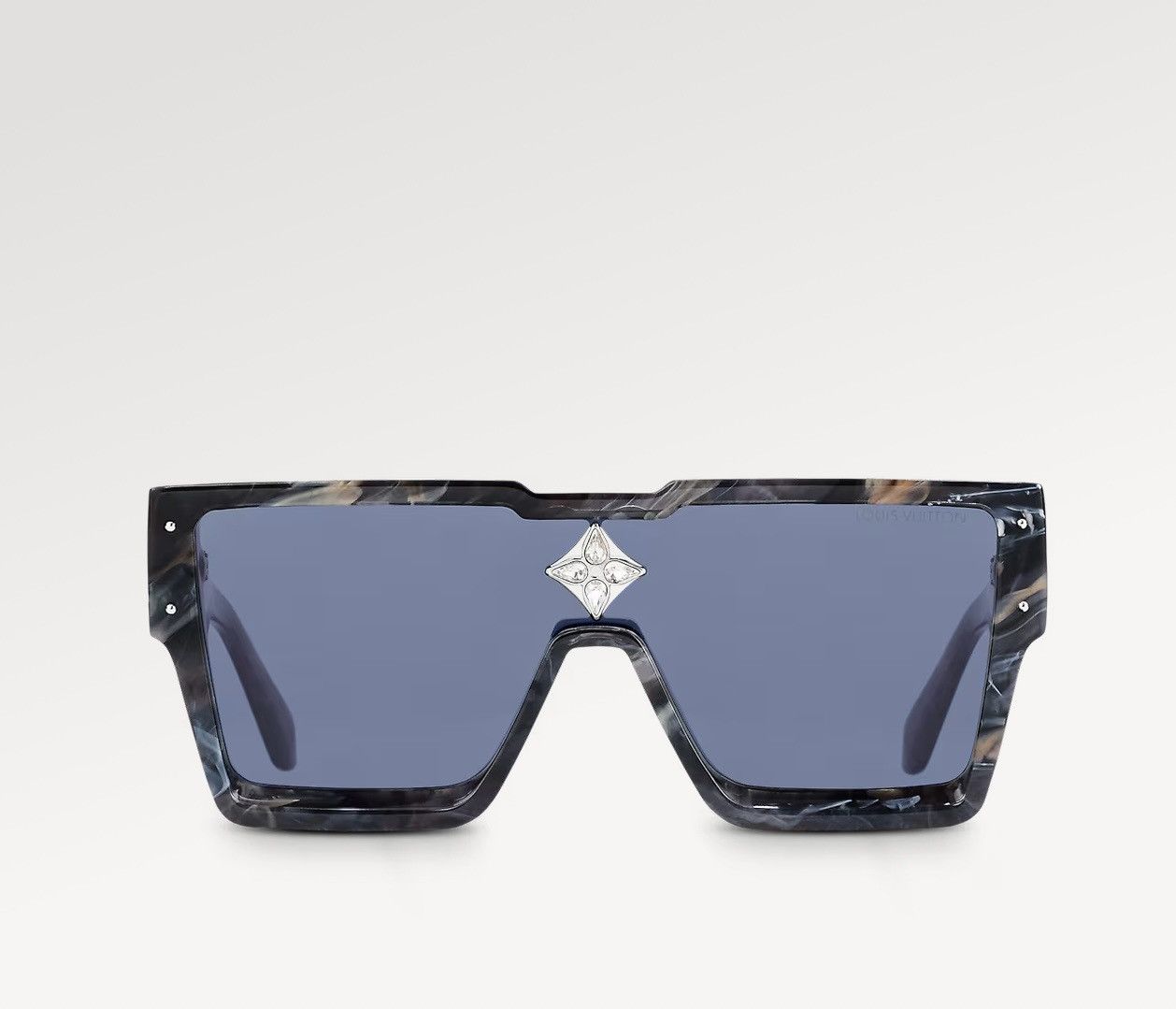 LOUIS VUITTON サイクロン マーブルCyclone LOUIS VUITTON Marble Acetate Cyclone Sunglasses Z1789W Grey