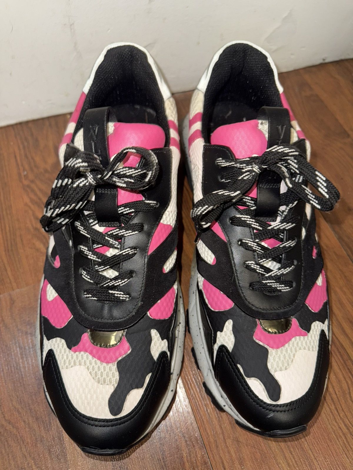 Valentino Camouflage Bounce Sneakers