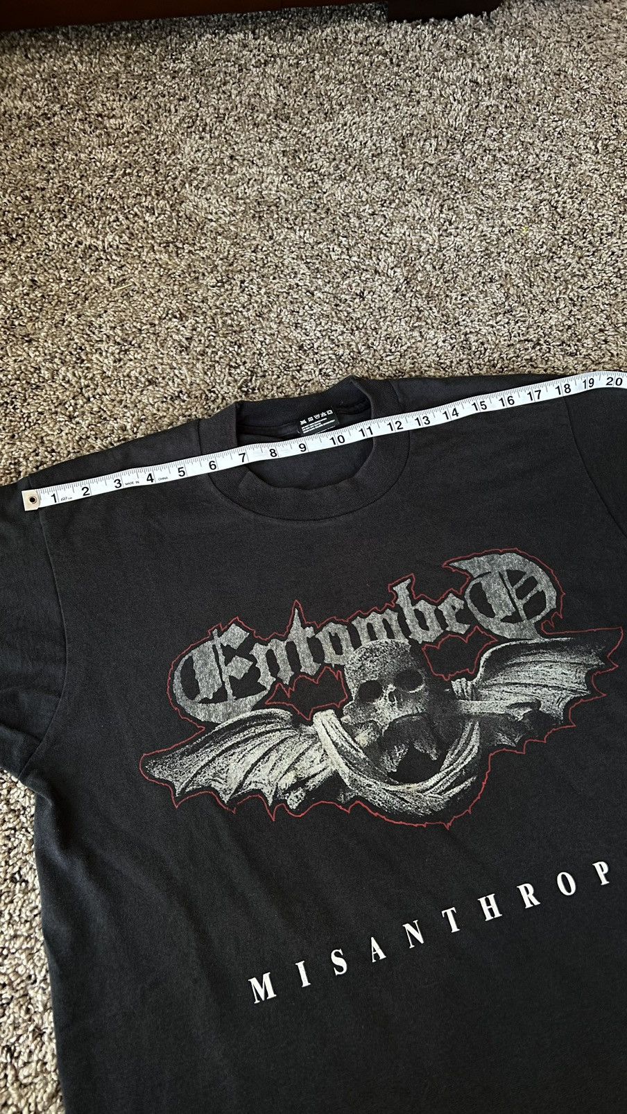 Band Tees × Vintage Vintage 1994 Entombed misanthropic Tour Canada Size US L / EU 52-54 / 3 - 6 Thumbnail
