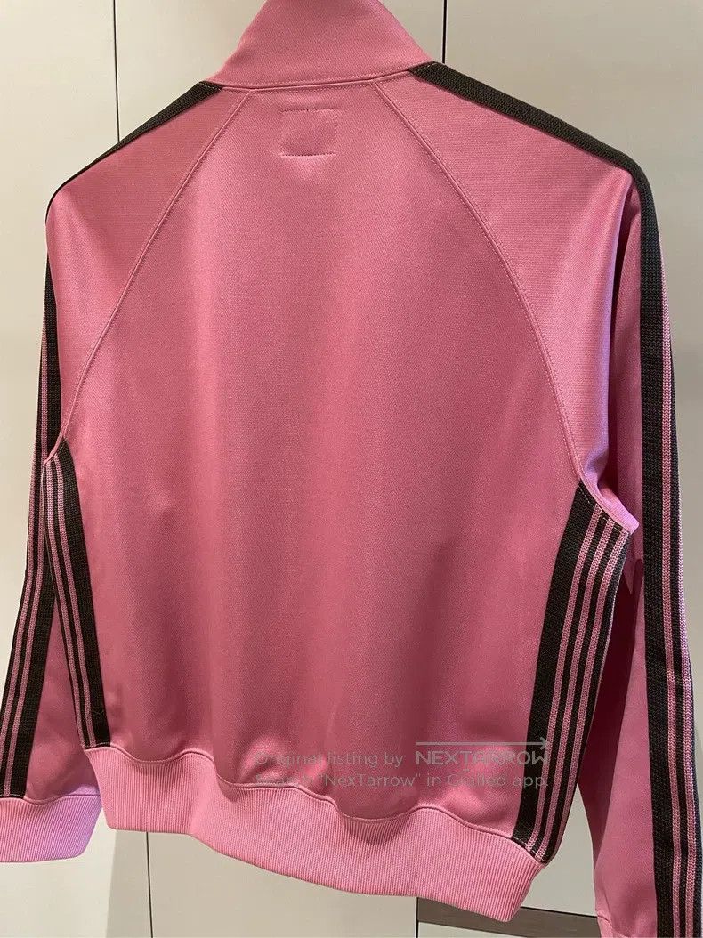 Needles Needles Rose Pink Butterfly Embroidered Stripe Zip Blazer Size US L / EU 52-54 / 3 - 2 Thumbnail