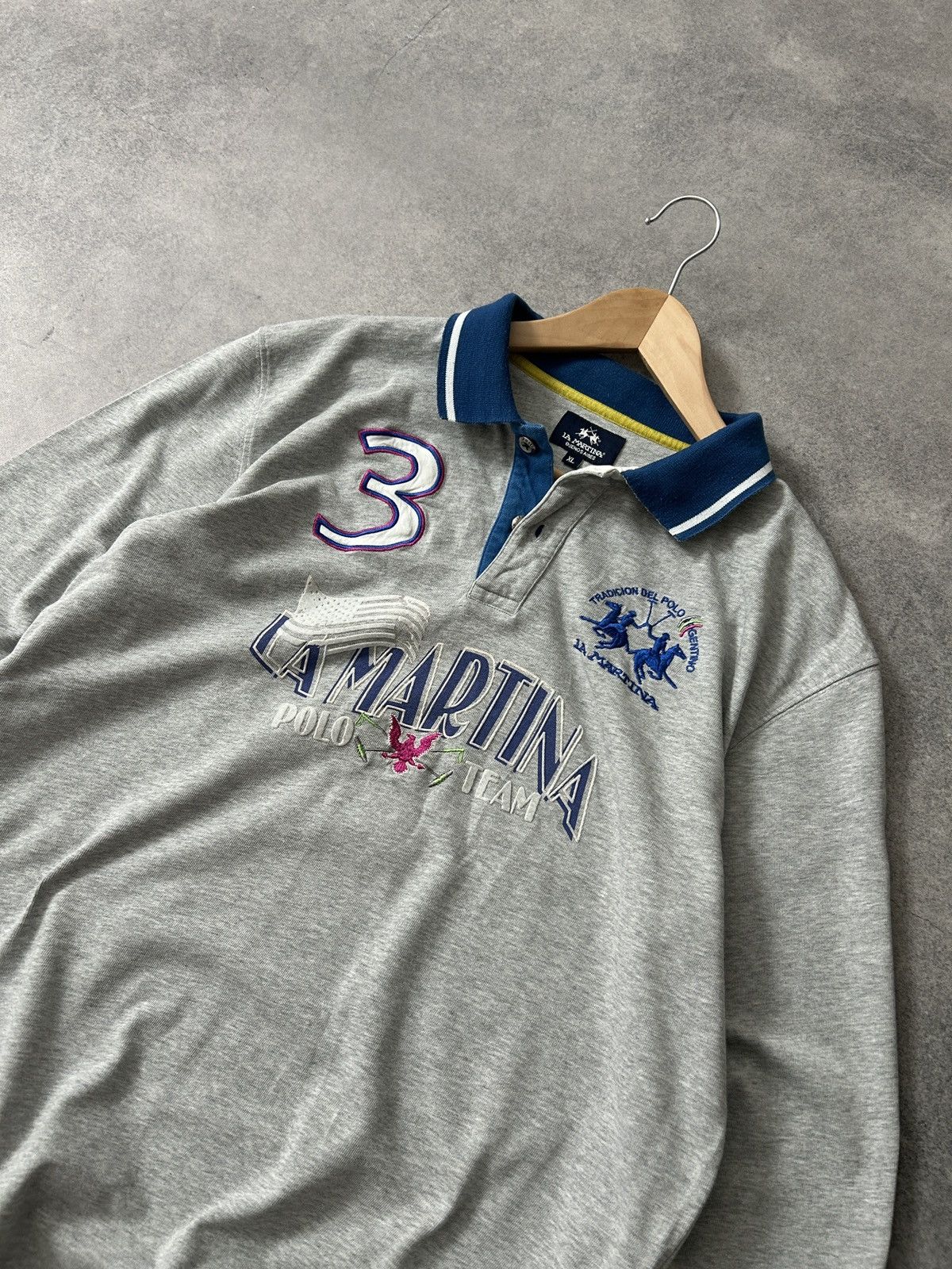 La Martina La Martina Shelter polo island club long-sleeved polos Size US XL / EU 56 / 4 - 3 Thumbnail