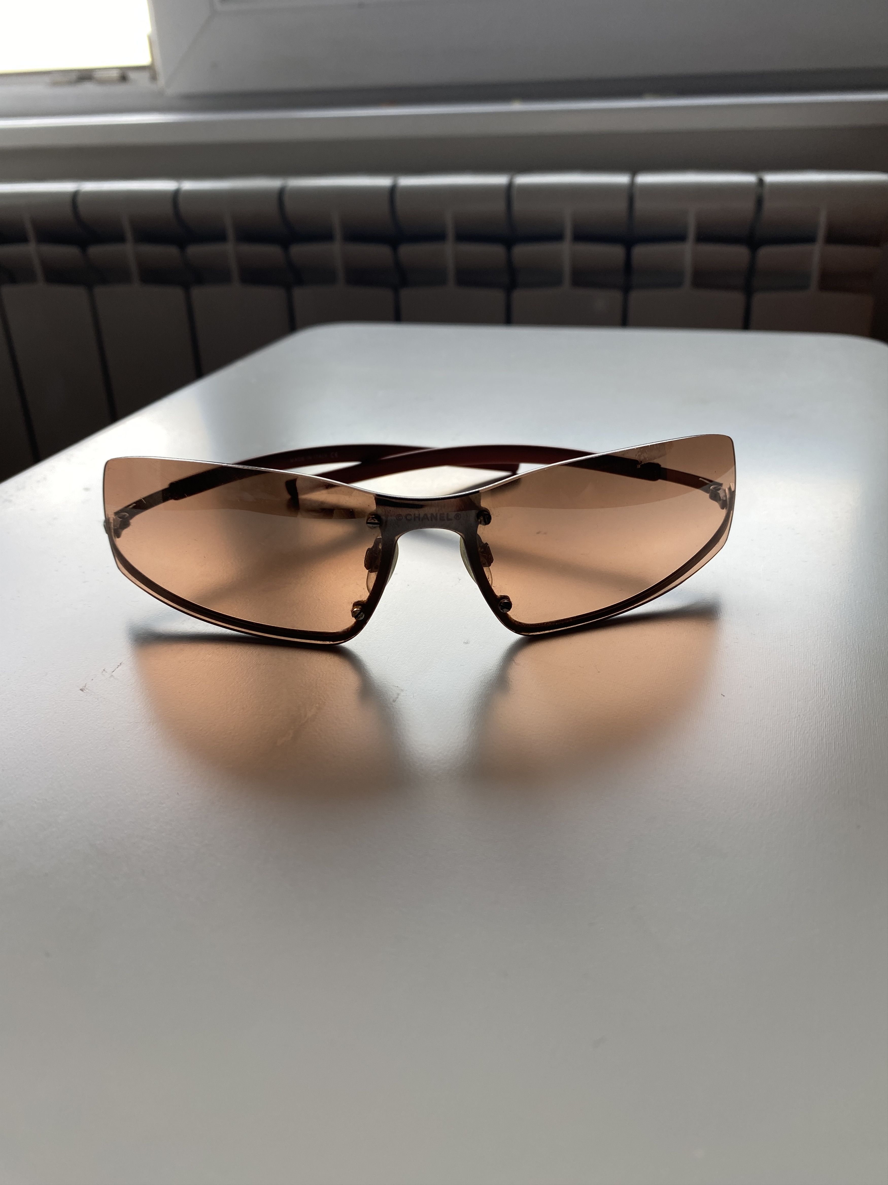Chanel Vintage Chanel Orange Sunglasses Size ONE SIZE - 4 Thumbnail