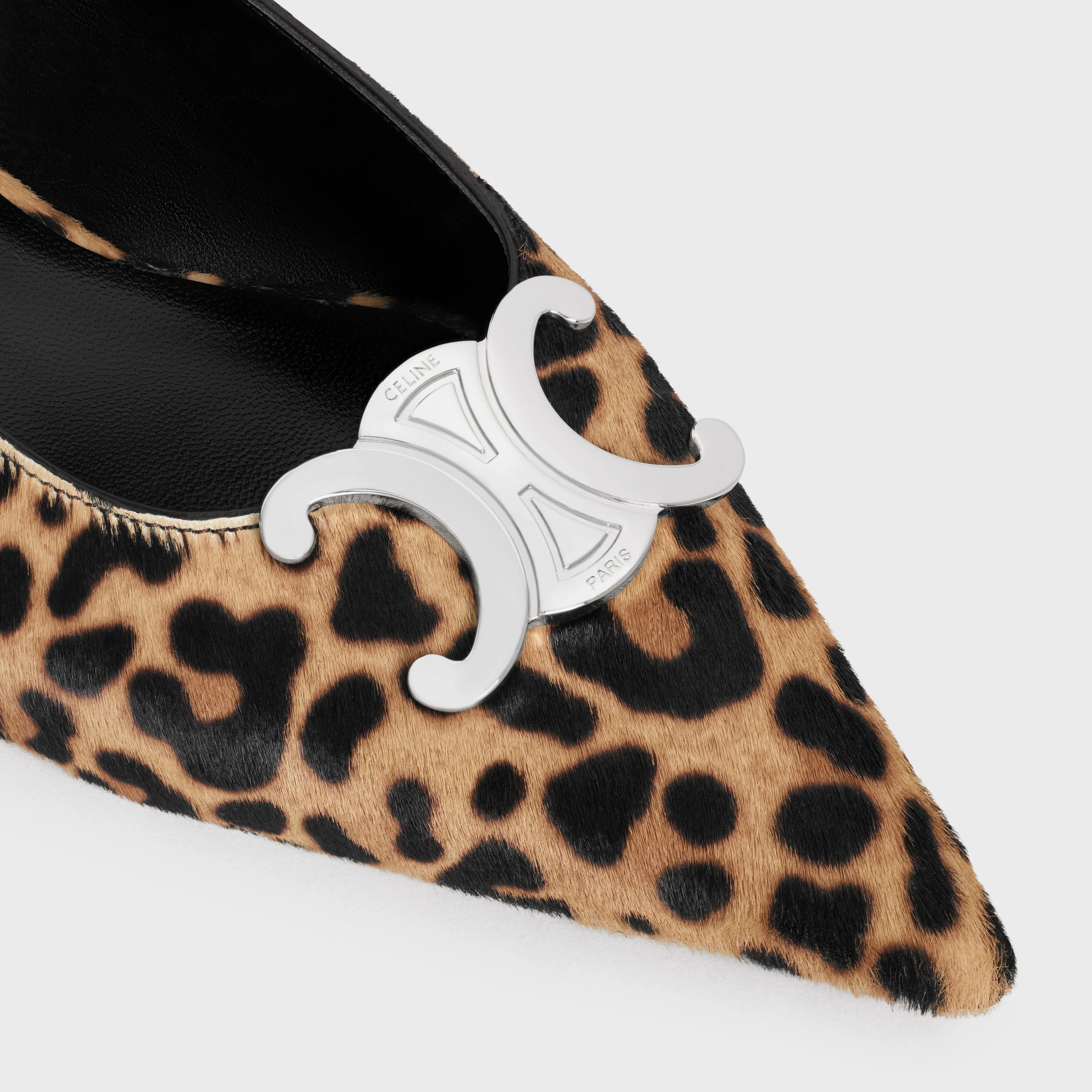 Celine o1bcso1str0126 358014598C Alma Triomphe Flats Brown/Beige Size US 8 / IT 38 - 4 Thumbnail