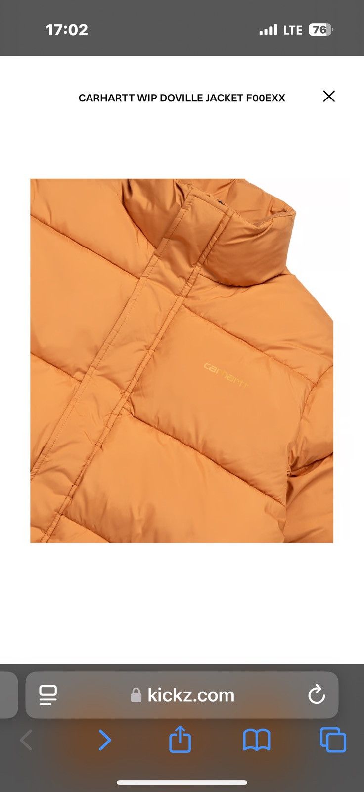 Carhartt Wip Carhartt WIP – Doville quilted jacket in yellow Size US M / EU 48-50 / 2 - 3 Thumbnail