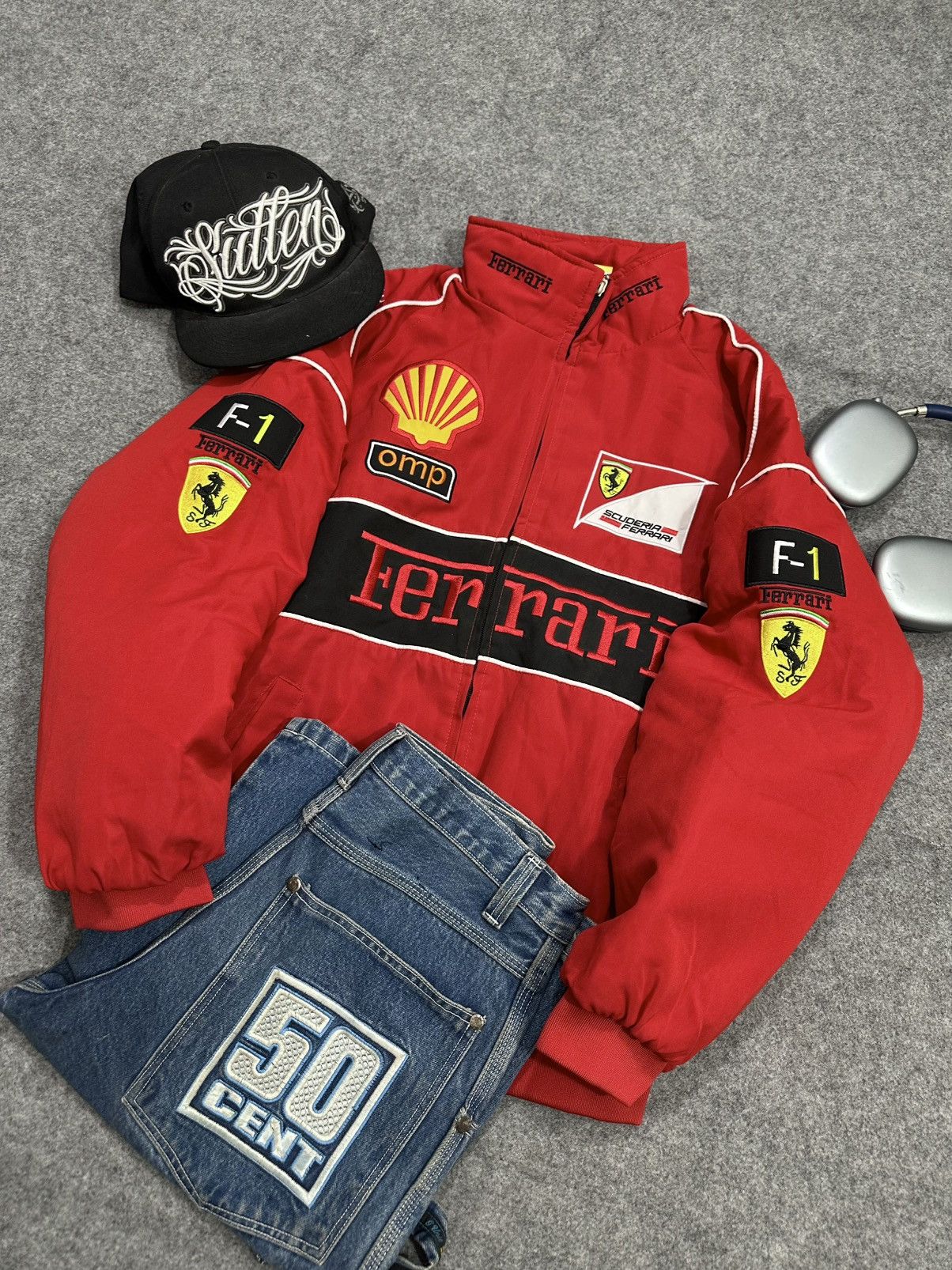Ferrari Crazy Ferrari Racing Jacket 🏎️🏁 Size US M / EU 48-50 / 2 - 3 Thumbnail