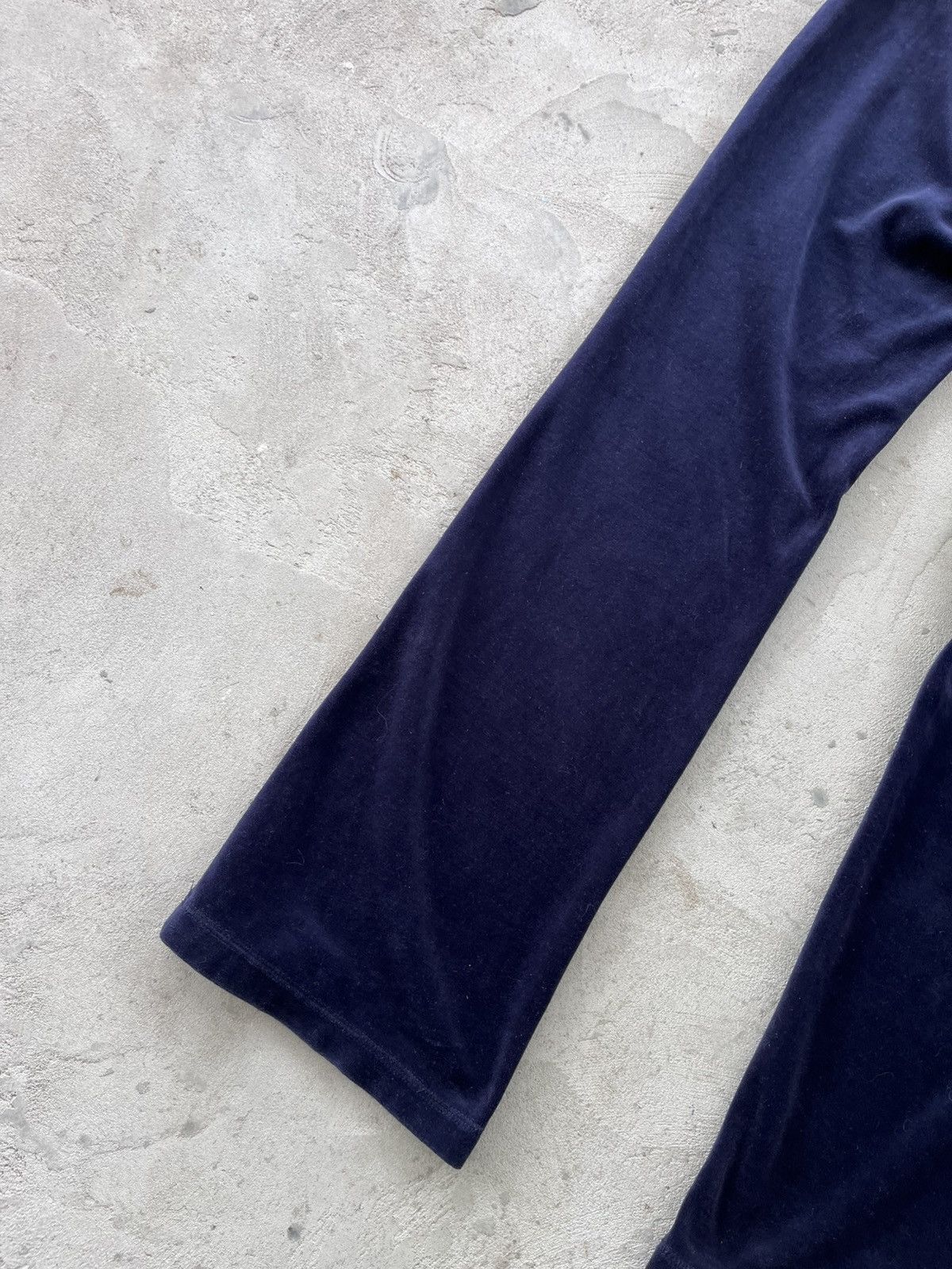 Juicy Couture Juicy Couture Velour Sweatpants Track Pants Blue Low Rise Size 32" / US 10 / IT 46 - 10 Thumbnail