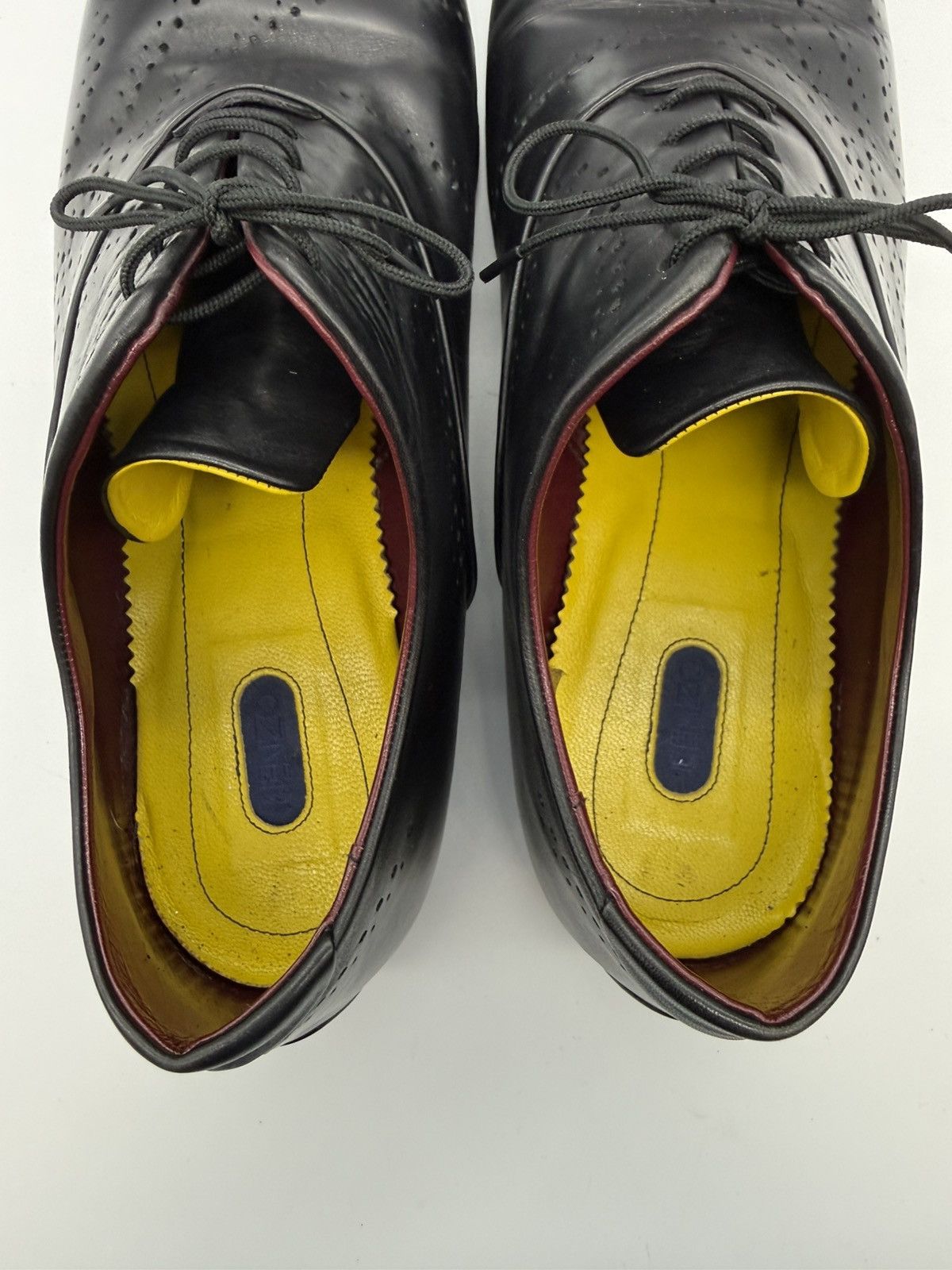 Kenzo KENZO HOMME-Roy Krejberg Era-Sculpted-Black Brogue Oxfords Size US 10.5 / EU 43-44 - 6 Thumbnail