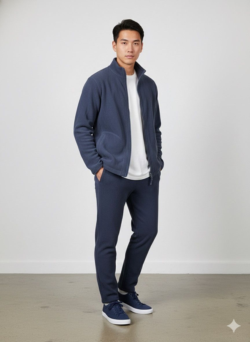 Uniqlo Uniqlo Reversible Fleece Jacket Size US M / EU 48-50 / 2 - 9 Thumbnail
